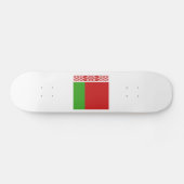 ベラルーシ国旗のエンブレム スケートボード (横)