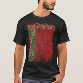 ベラルーシ国旗のギフト女性男性子供ベラルーシレトロ Tシャツ