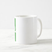 ベラルーシ国旗の色 コーヒーマグカップ (正面右)