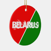 ベラルーシ国旗の色 セラミックオーナメント (右)