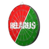 ベラルーシ国旗の色 ダーツボード (正面右)