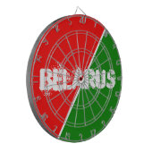 ベラルーシ国旗の色 ダーツボード (正面左)