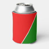 ベラルーシ国旗の色 缶クーラー (缶裏面)