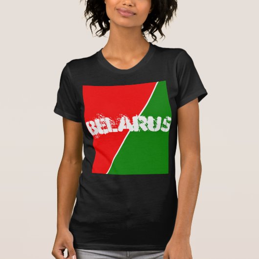 ベラルーシ国旗の色 Tシャツ (正面)