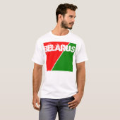 ベラルーシ国旗の色 Tシャツ (正面フル)