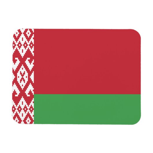 ベラルーシ国旗マグネット マグネット (横)