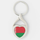 ベラルーシ国旗 キーホルダー (正面)