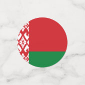 ベラルーシ国旗 コンフェッティ (スモール正面)