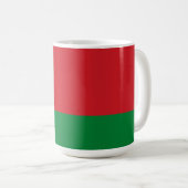 ベラルーシ国旗 コーヒーマグカップ (正面右)
