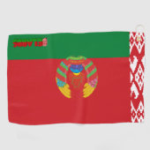 ベラルーシ国旗 ゴルフタオル (横)