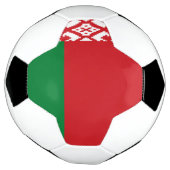 ベラルーシ国旗 サッカーボール (回転)