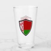 ベラルーシ国旗 タンブラーグラス (正面)