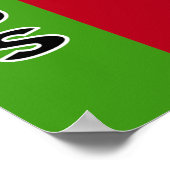 ベラルーシ国旗 ポスター (角)