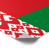 ベラルーシ国旗 ポスター (角)