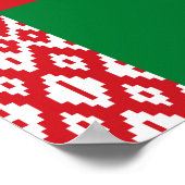 ベラルーシ国旗 ポスター (角)