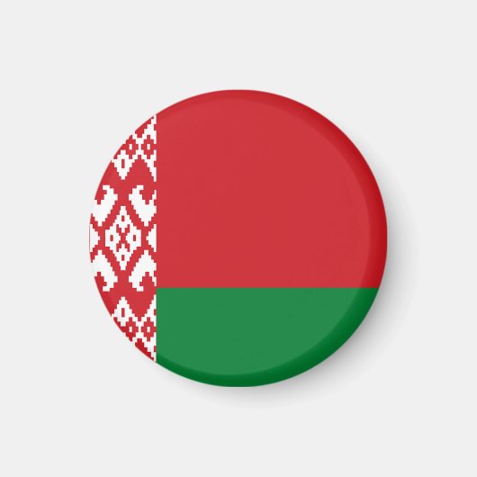 ベラルーシ国旗 マグネット (正面)
