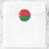 ベラルーシ国旗 ラウンドシール (バッグ)