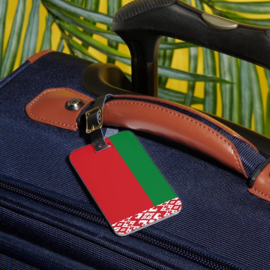 ベラルーシ国旗 ラゲッジタグ (正面インサイチュ1)