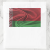 ベラルーシ国旗 長方形シール (バッグ)