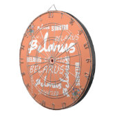 ベラルーシ国産とうもろこし花 ダーツボード (正面右)