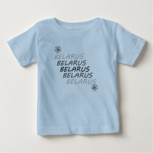 ベラルーシ国産とうもろこし花 ベビーTシャツ