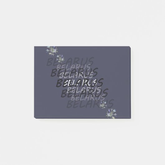 ベラルーシ国産とうもろこし花 ポストイット (正面)