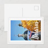 ベラルーシ建築グロドノ教会はがき シーズンポストカード (正面/裏面)