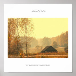 ベラルーシ建築農村景観ポスター ポスター