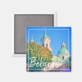 ベラルーシ建築Hrodna Grodno City Magnet マグネット (正面/裏面)