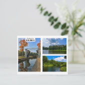 ベラルーシ挨拶自然アーキテクチャ葉書 ポストカード (スタンド正面)