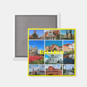 ベラルーシ自然建築ミンスクブレスト磁石 マグネット (正面/裏面)