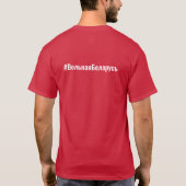 ベラルーシ語 - パニックにならないで - 整理する Tシャツ (裏面)