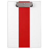 ベラルーシ赤と白国旗 クリップボード (正面)