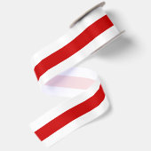 ベラルーシ赤と白国旗 サテンリボン (裏面)