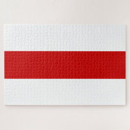 ベラルーシ赤と白国旗 ジグソーパズル
