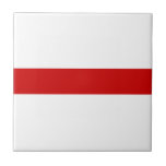 ベラルーシ赤と白国旗 タイル<br><div class="desc">このデザインは、ベラルーシがソ連共和国になる前の1918年にベラルーシ民主共和国が最初に使用していたベラルーシの歴史国旗を特集している。そして、1991年に再び独立を取り戻し、1995年の国民投票まで続いた。ベラルーシの反体制派は、この旗を民主主義と現在のリーダーシップに対する支持の印として引き続き使用している。この白赤白旗は最近の政府に対する抗議の際に使われており、ベラルーシのディアスポラの人々によって一般に使われている。この美しいデザインとベラルーシの闘いに対する連帯を示せ！</div>