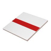 ベラルーシ赤と白国旗 タイル (側面)