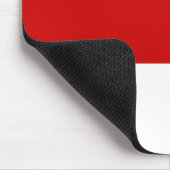 ベラルーシ赤と白国旗 マウスパッド (コーナー)