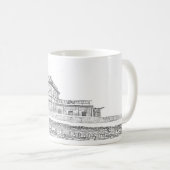 ベラルーシ オルシャの建築 コーヒーマグカップ (正面右)