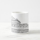 ベラルーシ オルシャの建築 コーヒーマグカップ (中央)