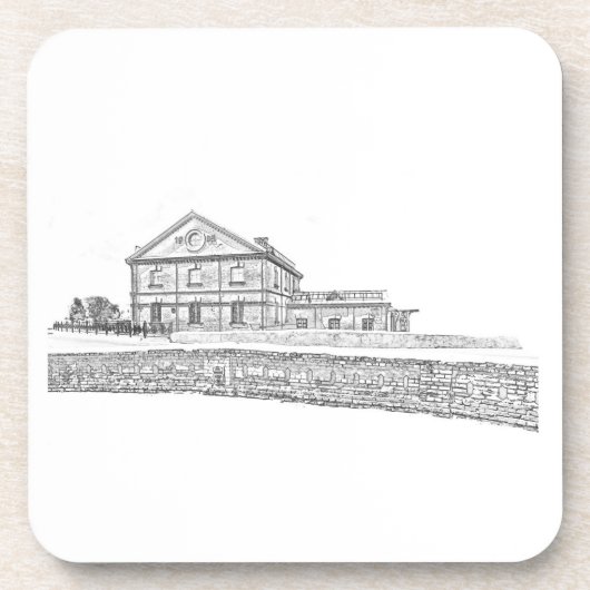 ベラルーシ オルシャ 建築 コースター (正面)