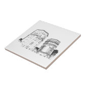 ベラルーシ グロドノの給水塔 タイル (側面)