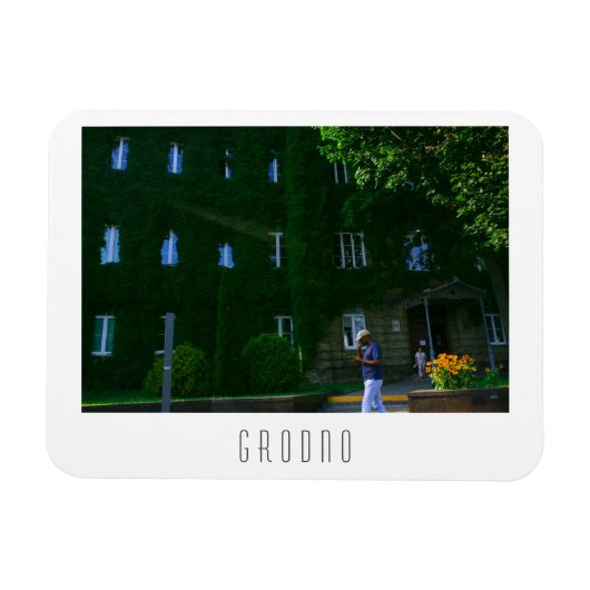 ベラルーシ・グロドノ市立建築大学 マグネット (横)