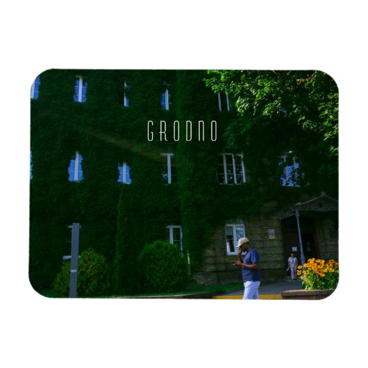 ベラルーシ・グロドノ市立建築大学 マグネット (横)