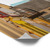 ベラルーシ・グロドノ都市景観シティ建築 ポスター (角)