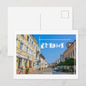 ベラルーシ・グロドノ都市景観シティ建築 ポストカード (正面/裏面)