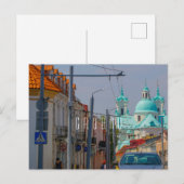 ベラルーシ・グロドノ都市景観シティ建築 ポストカード (正面/裏面)
