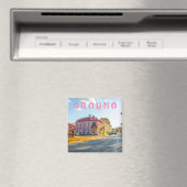 ベラルーシ・グロドノ都市景観シティ建築 マグネット (インサイチュ (食洗機))