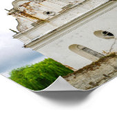 ベラルーシ スロニムの美しいシナゴーグ建築 ポスター (角)