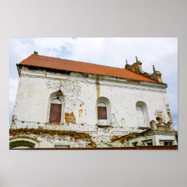 ベラルーシ・スロニム素晴らし・シナゴーグ構造 ポスター